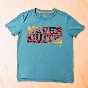 "Never Quits" Boys Athletic Shirt
